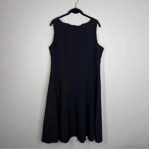 BLACK LABEL by EVAN PICONE Size 16 Tank Midi Flare Dress
